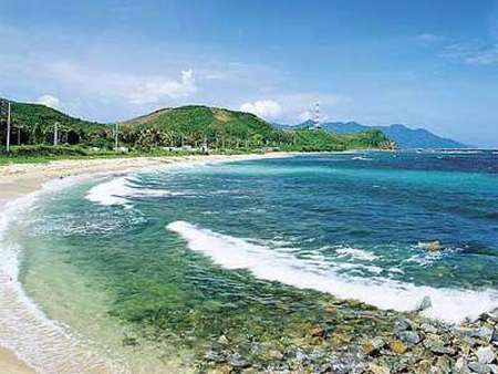 A Fascinating Seaside Landscape on Central Vietnam, Nhat Le Beach