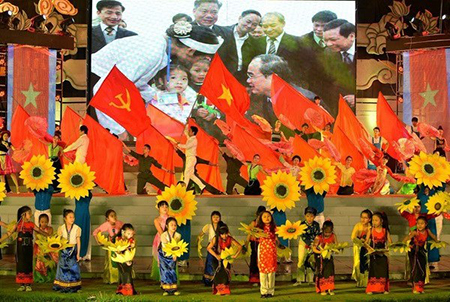 Organizing the opening ceremony of ASEAN sovereignty festival