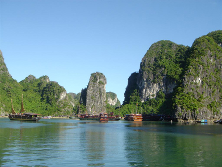 Ha Long Bay, one of the 