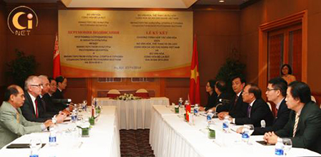 Cooperating program about culture, sports and tourism between Viet Nam and Republic of Belarus