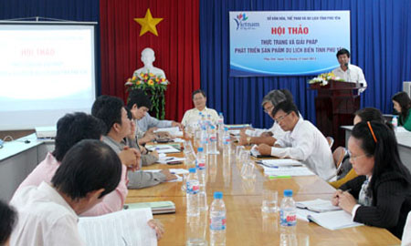 Workshop on marine tourism product development