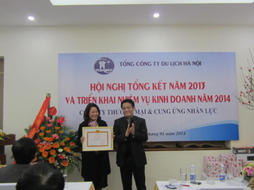 Hội nghị tổng kết công tác năm 2013 của Công ty TM và Cung ứng nhân lực 