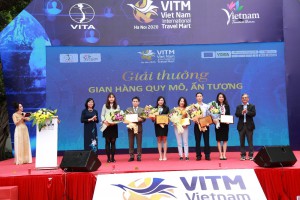 Hanoitourist vinh dự nhận nhiều giải thưởng quan trọng tại Hội chợ VITM 2020