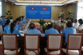 Đoàn cán bộ Công đoàn LHCĐ thành phố Viêng Chăn thăm và làm việc với Công đoàn Tổng Công ty Du lịch Hà Nội