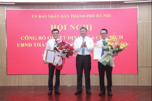 Tổng Công ty Du Lịch Hà Nội trao quyết định bổ nhiệm hai Phó Tổng Giám đốc mới