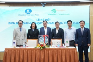 Tổng công ty Du lịch Hà Nội và Tổng công ty Vận tải Hà Nội ký kết Biên bản ghi nhớ hợp tác